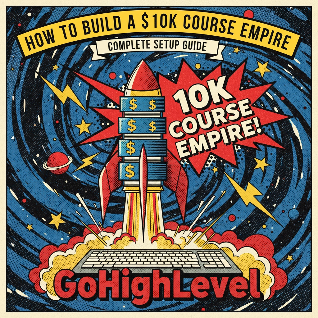 How to Build a $10K Course Empire in GoHighLevel (Complete Setup Guide)