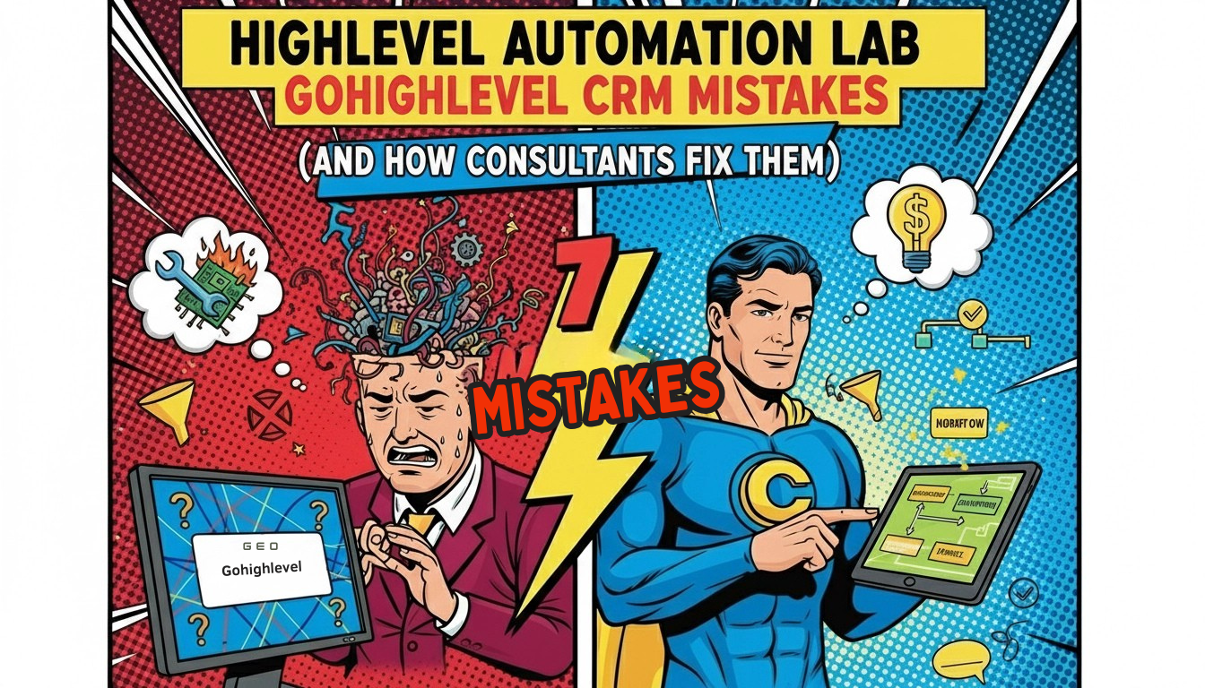 7 Mistakes You're Making with GoHighLevel CRM Setup (And How Consultants Fix Them)