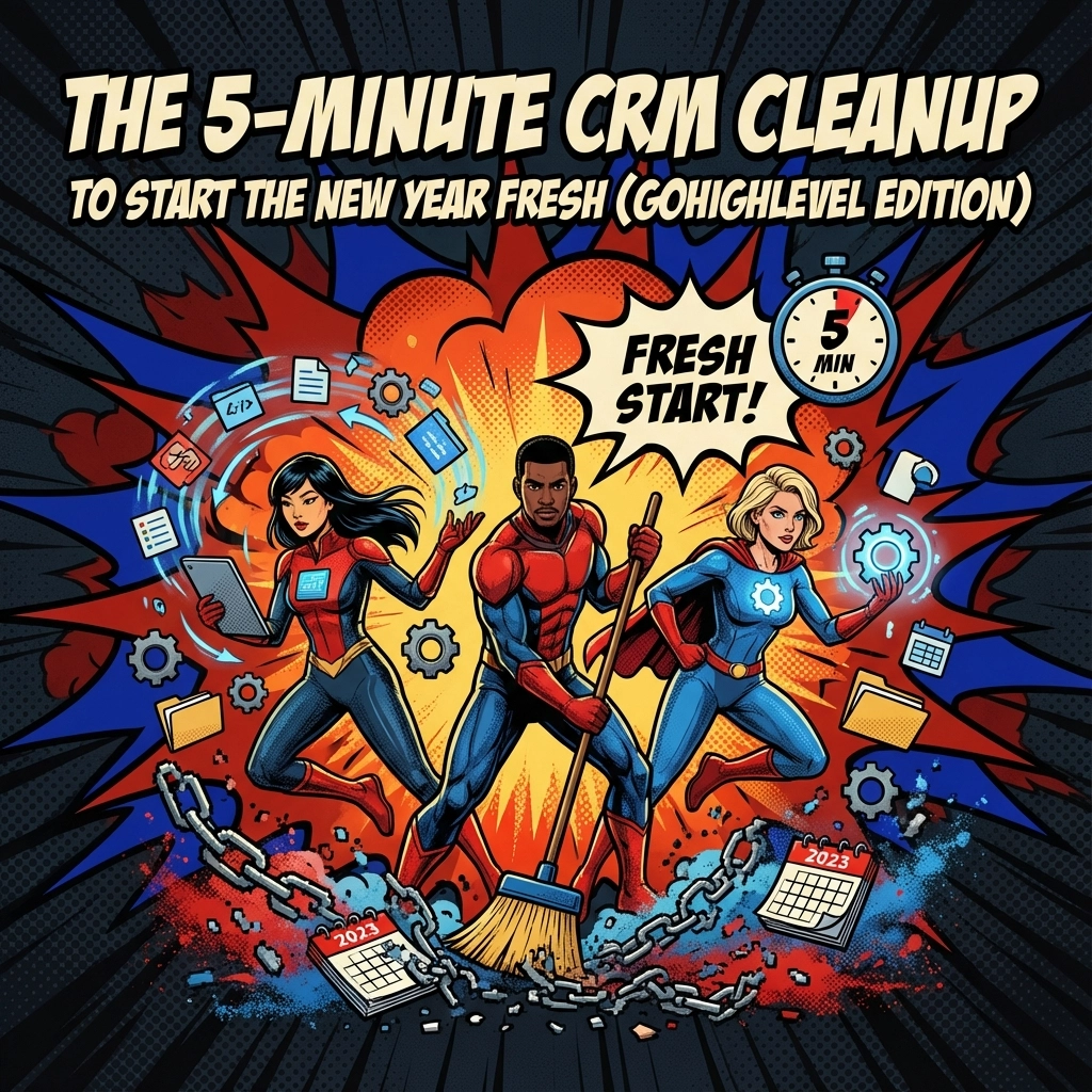 The 5-Minute CRM Cleanup to Start the New Year Fresh (GoHighLevel Edition)