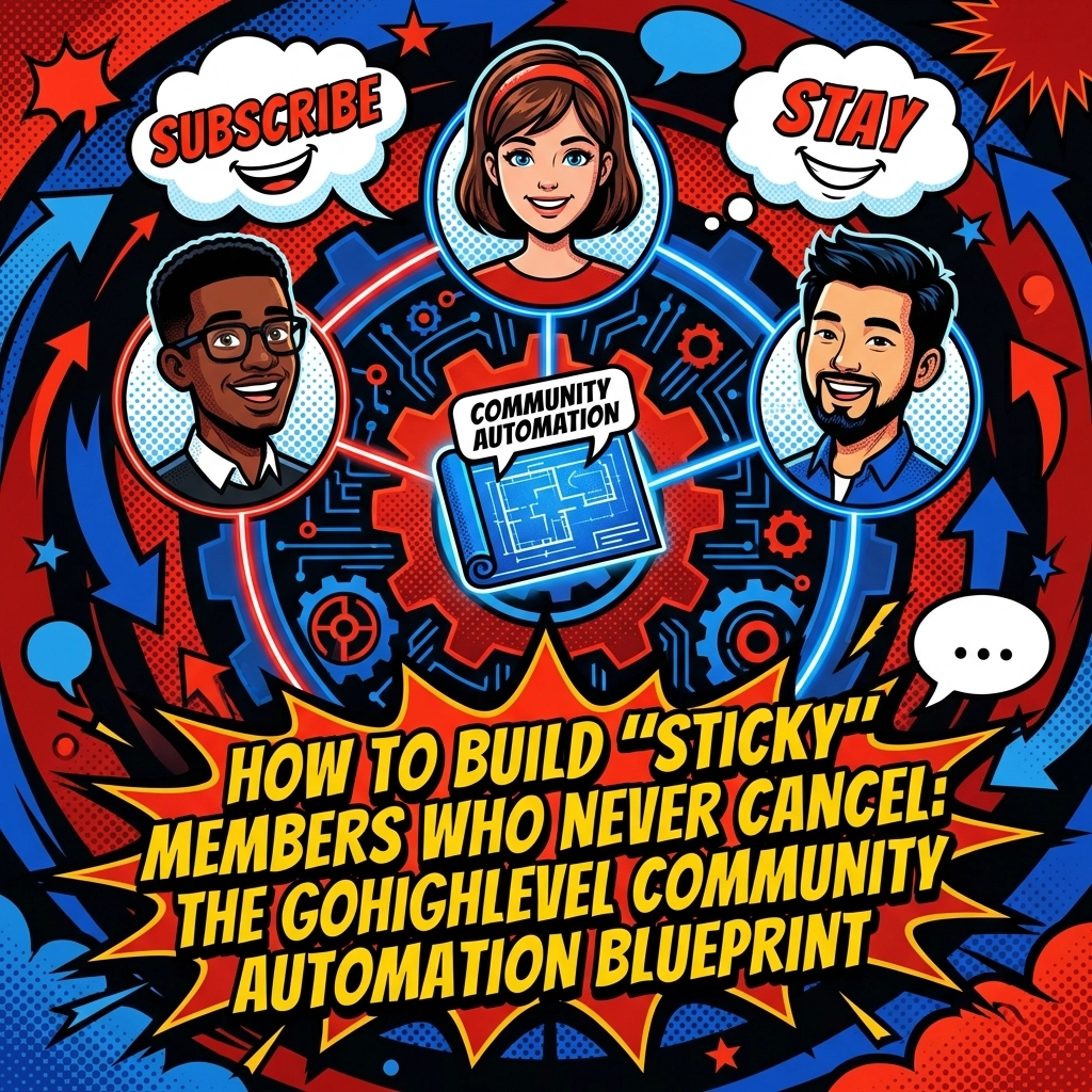 How to Build 'Sticky' Members Who Never Cancel: The GoHighLevel Community Automation Blueprint